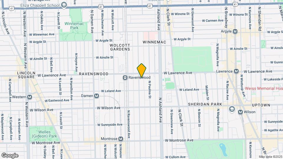 4737 N Hermitage Ave Map and Location Details