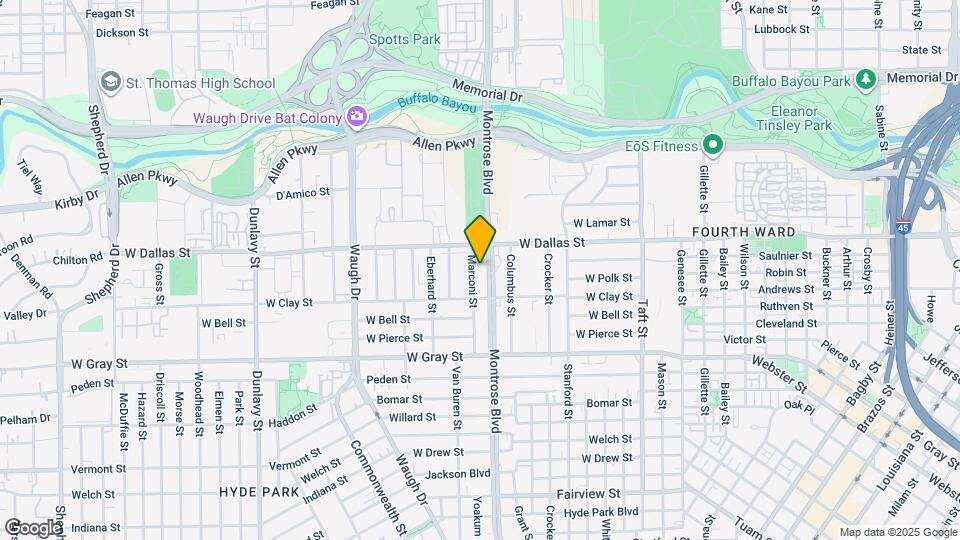 1107 Marconi St Map and Location Details