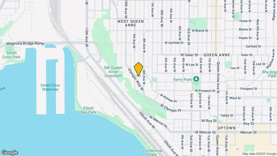 1206 Olympic Way W Map and Location Details