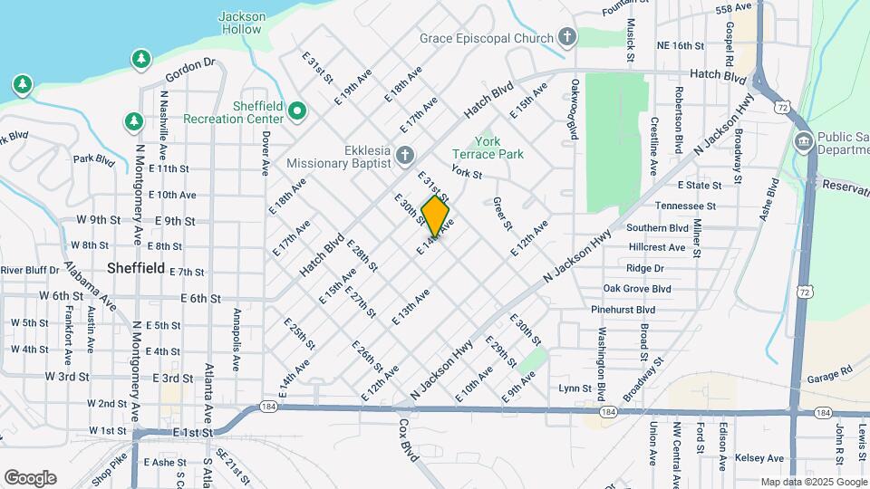 1311 E 30th St Map and Location Details