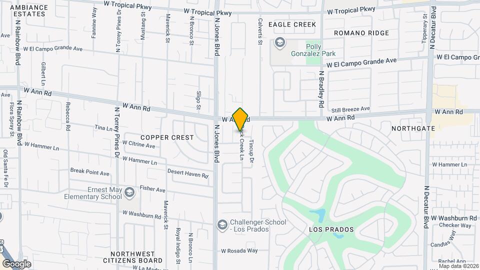 5509 Rock Creek Ln Map and Location Details