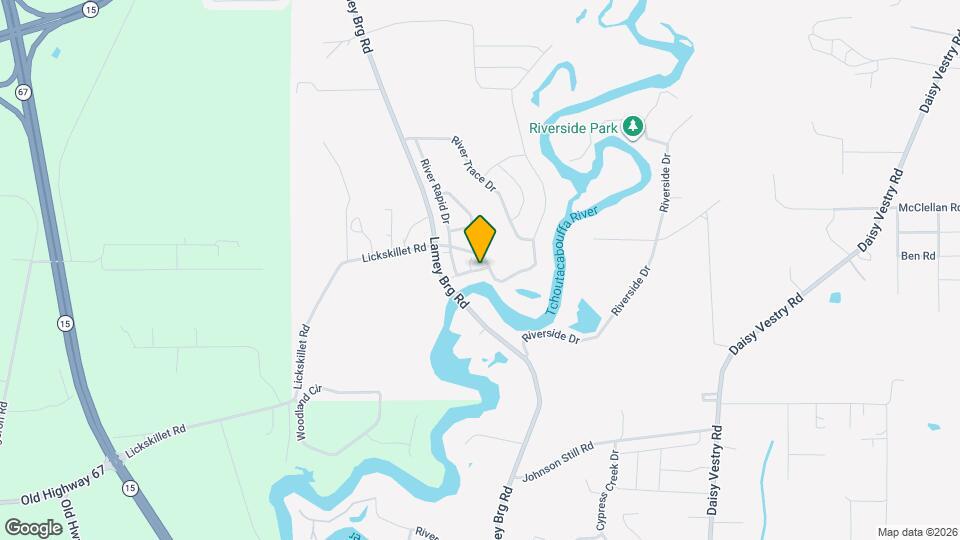 3460 Riverbend Cv Map and Location Details