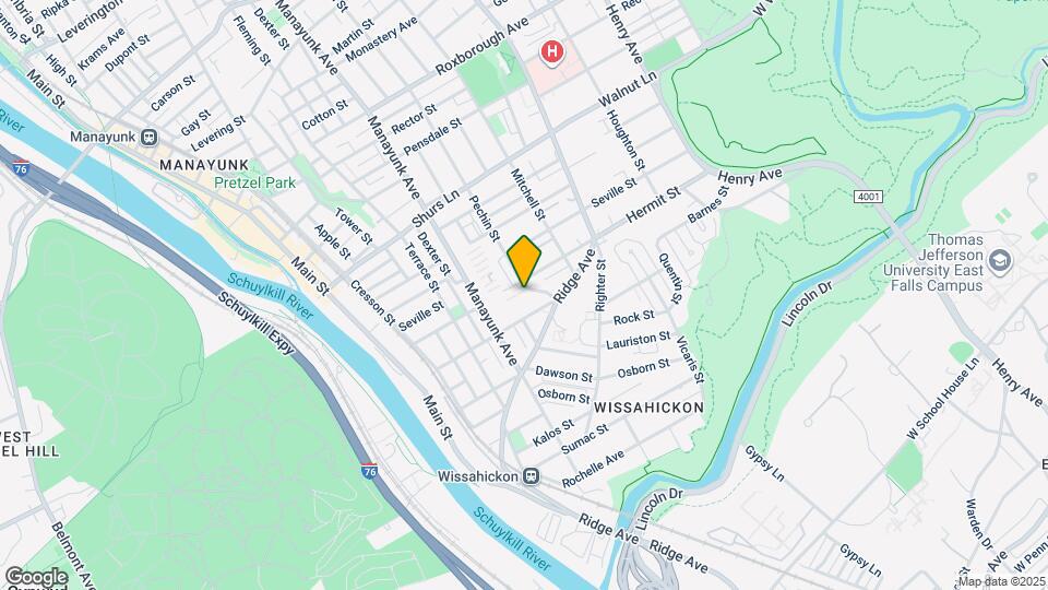 3838 Pechin Street Map and Location Details