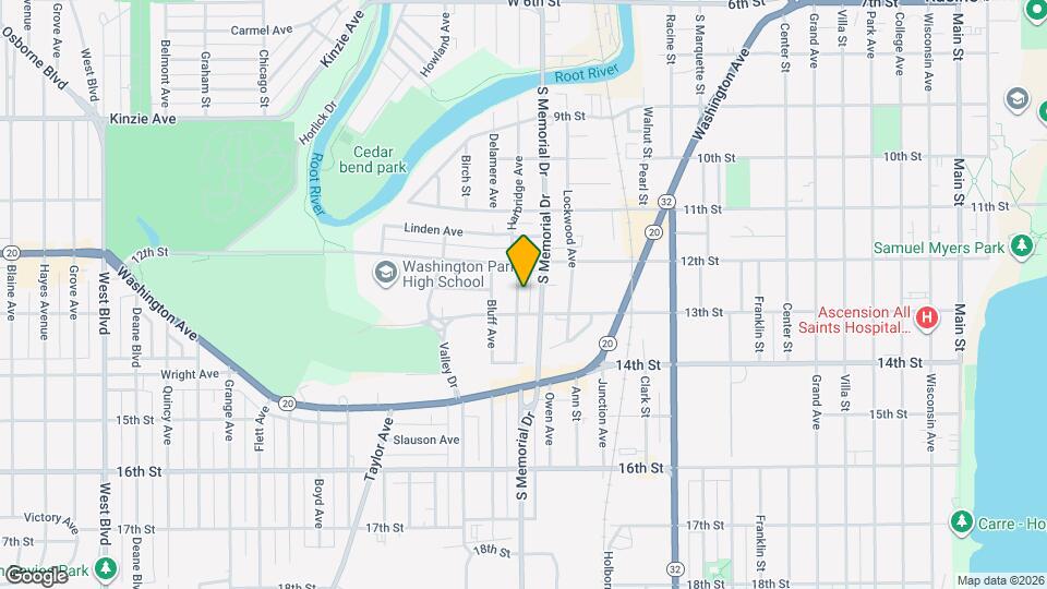 1229 Terrace Ave, Unit #1 Lower Mapa y Detalles de la Ubicación