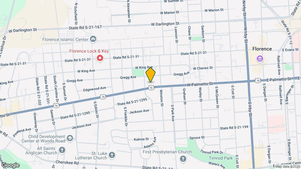 815 W Palmetto St Map and Location Details