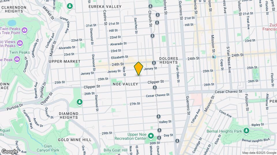 1210 Sanchez St Map and Location Details