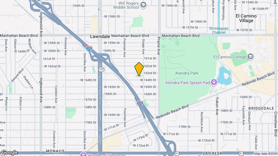 4119 W 164th St Map and Location Details