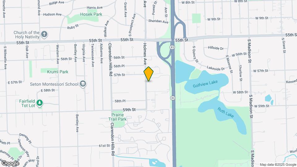 5725 Holmes Ave Map and Location Details