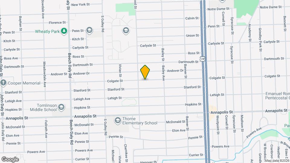 24739 Colgate St Mapa y Detalles de la Ubicación