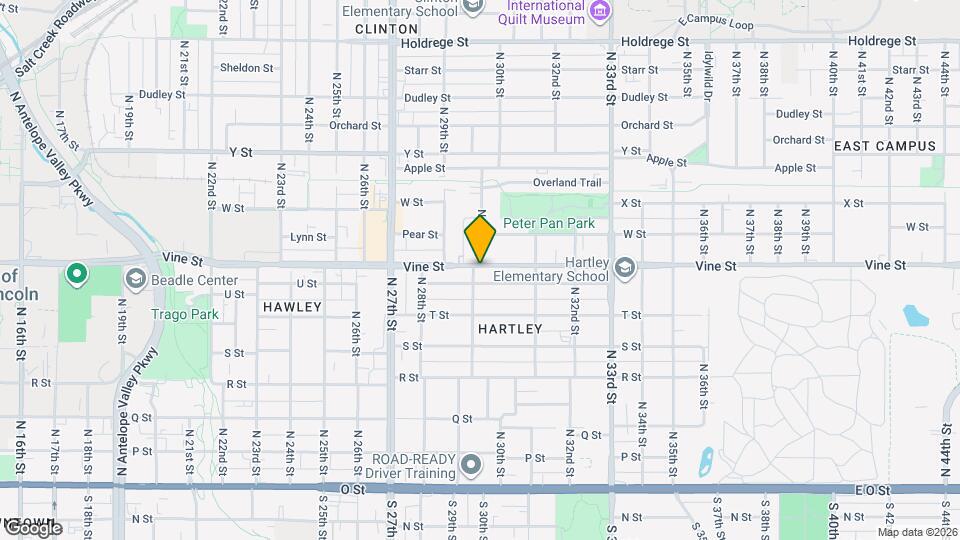 724 N 30th St Map and Location Details