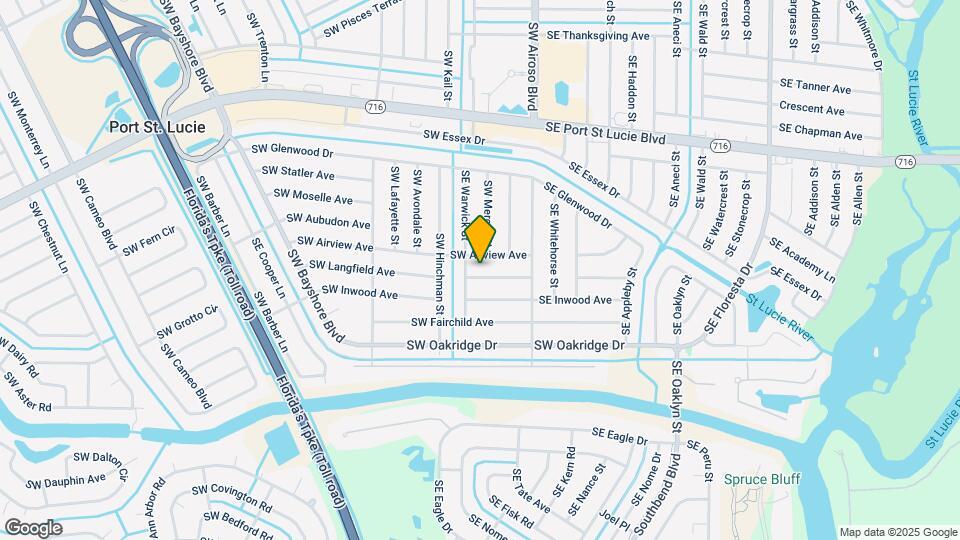 181 SW Langfield Ave Map and Location Details