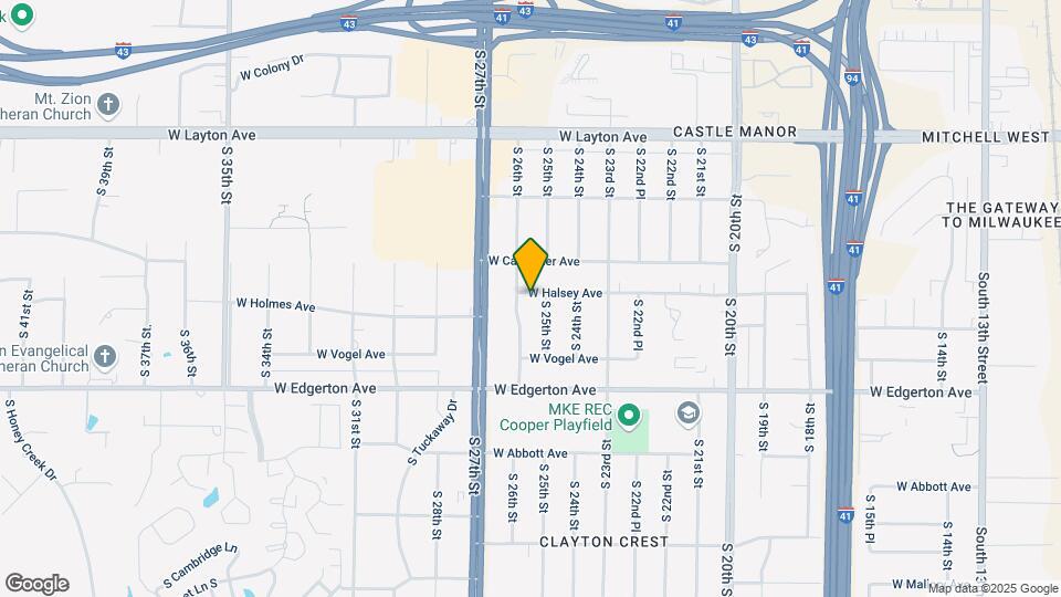 2517 W Halsey Ave Map and Location Details