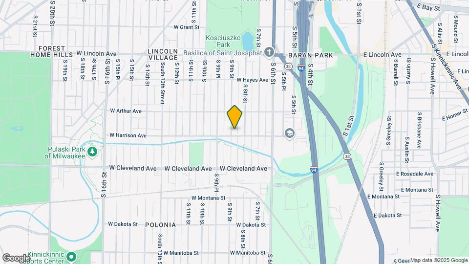 2562 S 9th St Map and Location Details