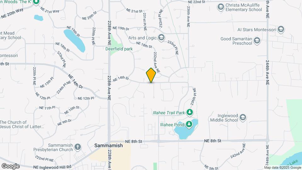 1345 232nd Pl NE Map and Location Details