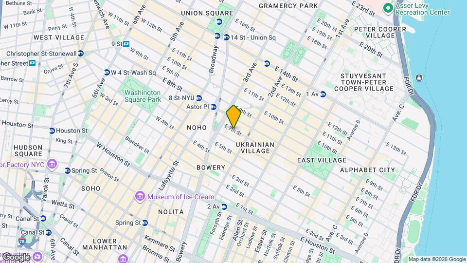 24 E 7th St Map and Location Details