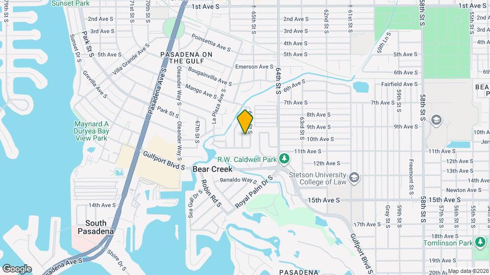 2 Bed/1 Bath Map and Location Details