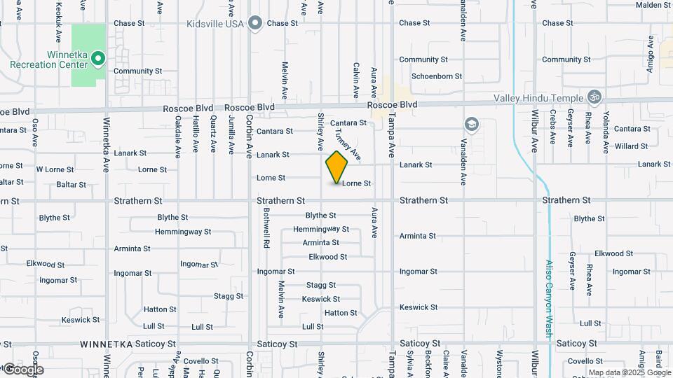 19438 Lorne St Mapa y Detalles de la Ubicación
