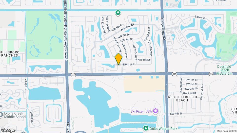 90 NW 42nd Way Map and Location Details