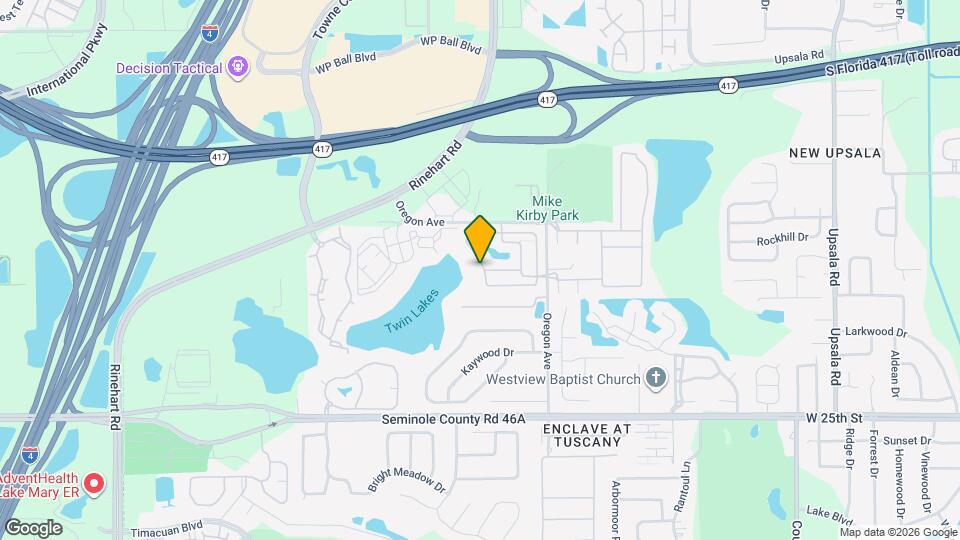 1820 Retreat View Cir Map and Location Details