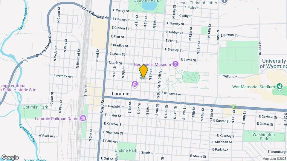 703 E University Ave Map and Location Details