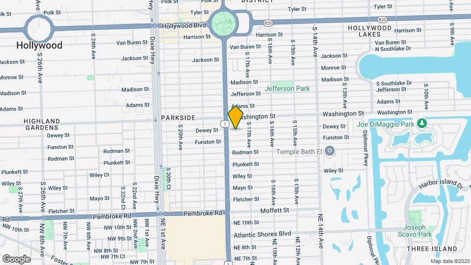 1736 Dewey St Map and Location Details