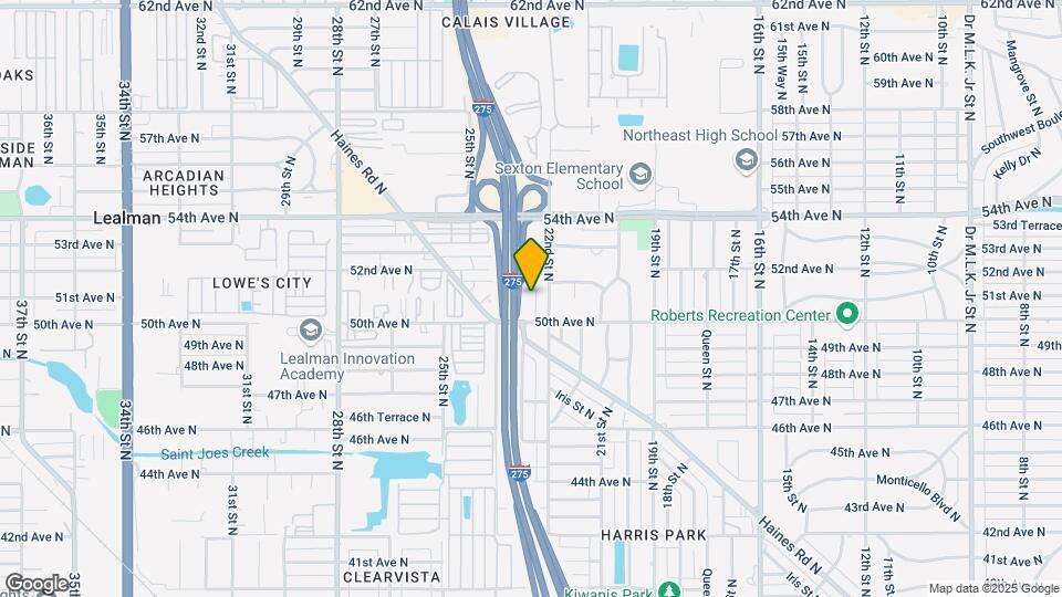 5047 23rd St N Mapa y Detalles de la Ubicación