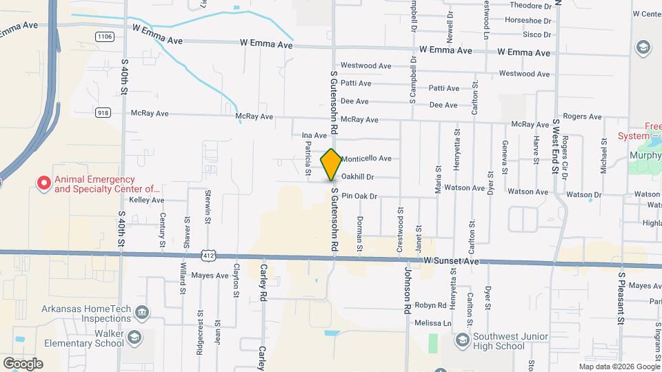 2201 Pin Oak Dr Map and Location Details