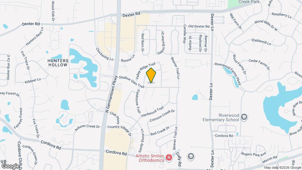 8216 Shallow Glen Trail Map and Location Details