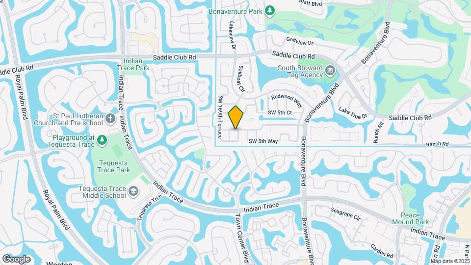 563 SW 169th Ave Map and Location Details