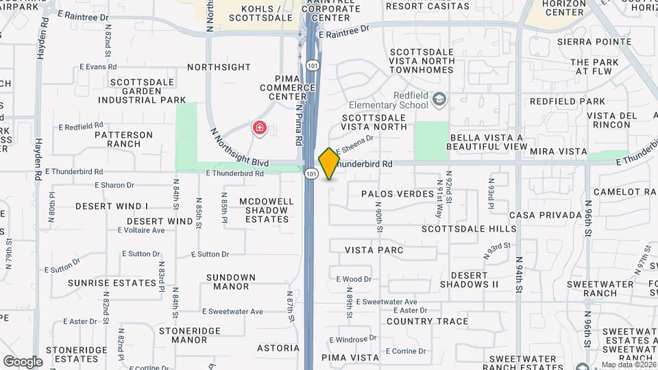 13696 N 88th Pl Map and Location Details