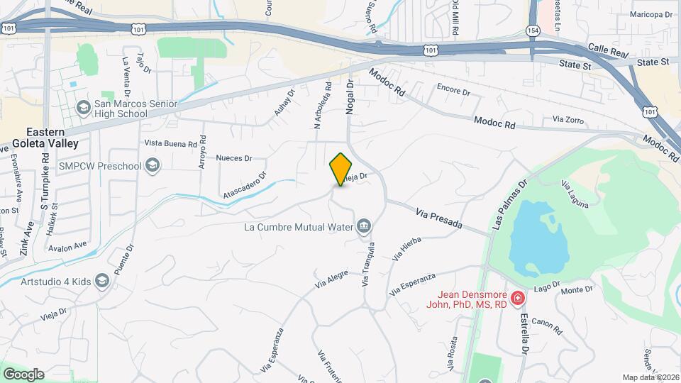 622 Via Trepadora Map and Location Details