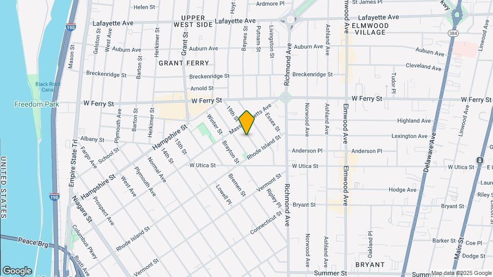 36 19th St Map and Location Details