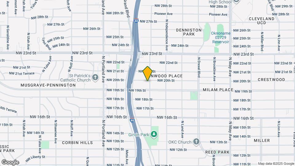 3404 NW 20th St Map and Location Details