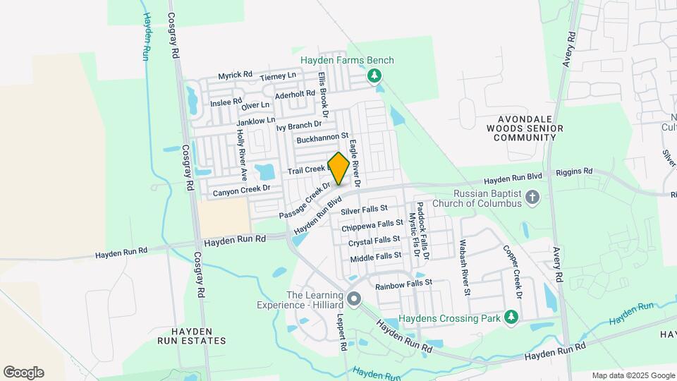 5744 Hayden Run Blvd Map and Location Details