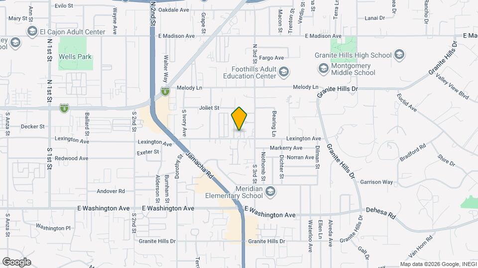 1470 E Lexington Ave Mapa y Detalles de la Ubicación