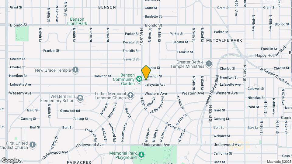 5840 Lafayette Ave Mapa y Detalles de la Ubicación