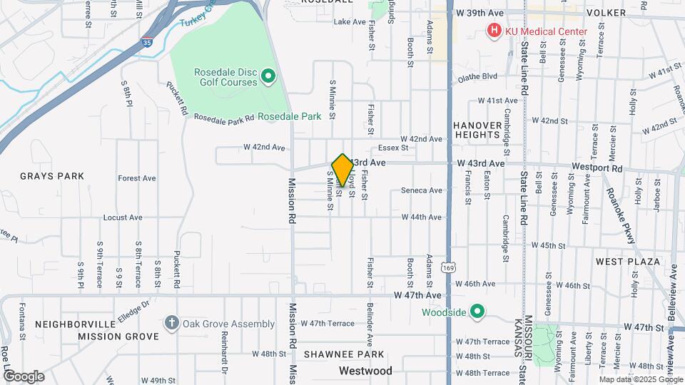 4325 Pearl St Map and Location Details