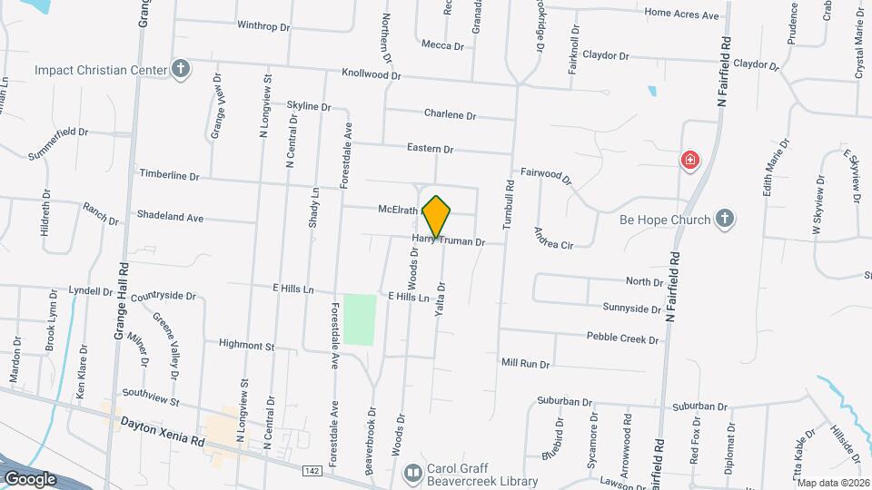 3591 Harry Truman Dr Map and Location Details