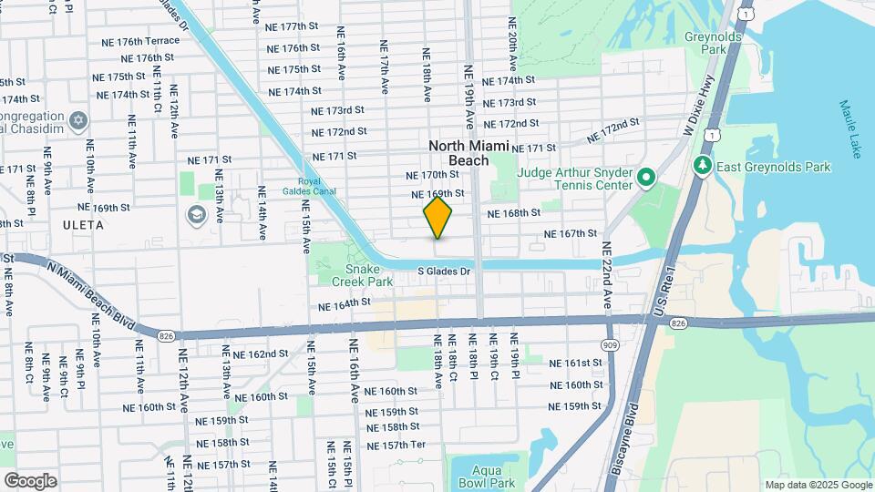 16651 NE 18th Ave Map and Location Details