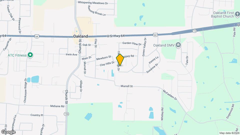 115 Clear Springs Dr Mapa y Detalles de la Ubicación