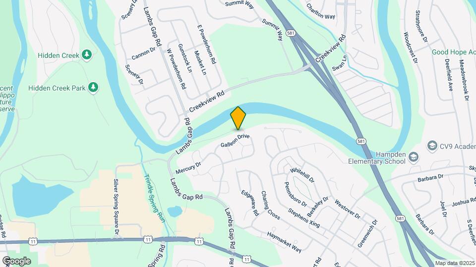 6105 Galleon Drive Map and Location Details