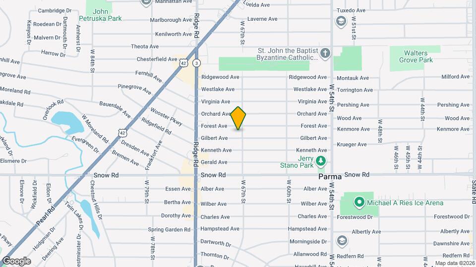 6706 Gilbert Ave Map and Location Details
