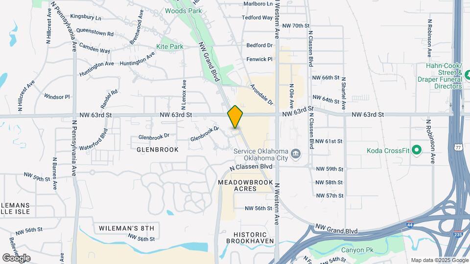 1201 Glenbrook Dr Map and Location Details
