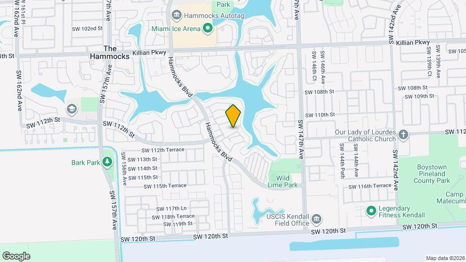 15011 SW 112th Ter Mapa y Detalles de la Ubicación