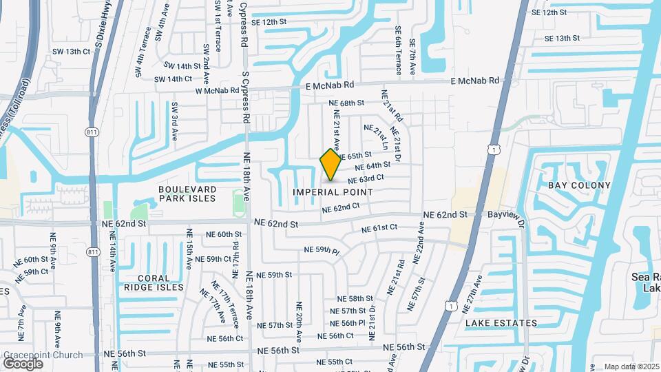 2080 NE 63rd Ct Map and Location Details