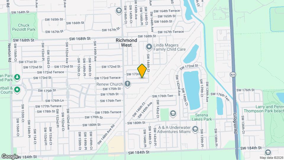 14484 SW 174th St Map and Location Details