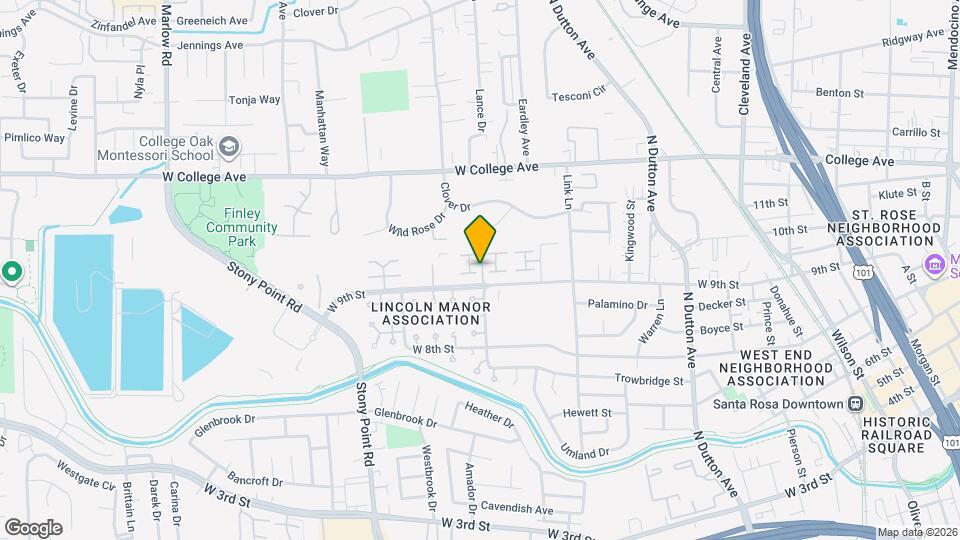 709 Simpson Pl Map and Location Details