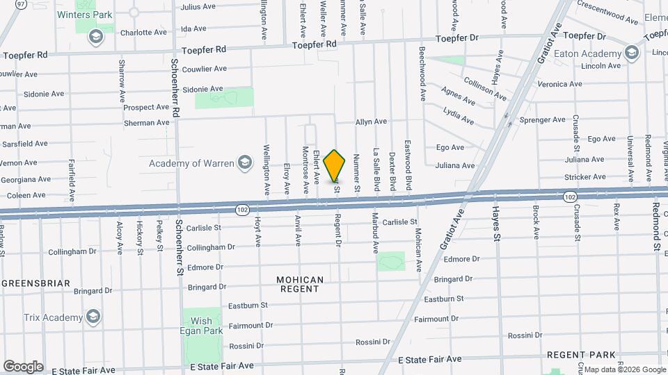 20735 Gentner St Map and Location Details