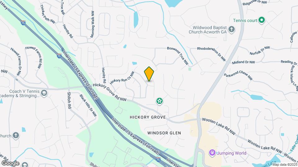 1822 Cres Hill Dr NW Map and Location Details