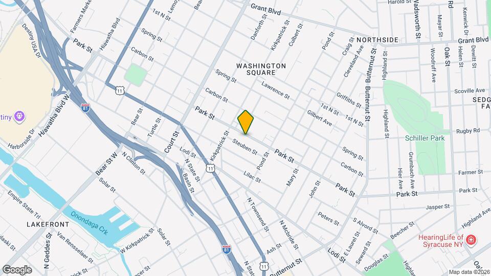 1233 Park St Mapa y Detalles de la Ubicación